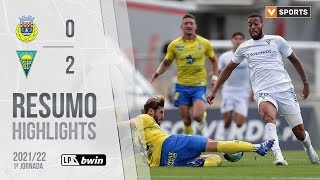 Highlights | Resumo: FC Arouca 0-2 Estoril Praia (Liga 21/22 #1)