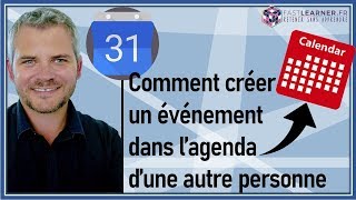 💥AGENDA💥 comment ajouter un événement dans l’agenda d’un autre collaborateur