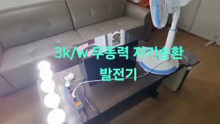 3k/w 무동력 자기순환 발전기가 대한민국을 전기 에너지 강국으로 만들어 갈 겁니다!