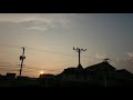 ウェザーリポート動画0716@広島県三原市18時40分 薄雲夕陽怪しい雲から青空 アバランチ