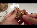 how to amigurumi an acorn amigurumi meşepalamudu yapılışı