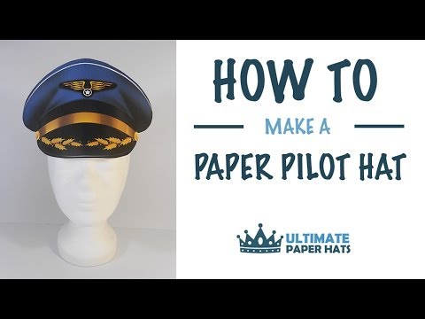 How To Make A Paper Pilot Hat How To Make A Paper Pilot Hat