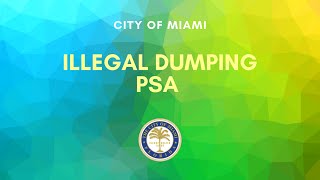 Illegal Dumping PSA
