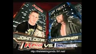 มวยปล้ำพากย์ไทย - The Undertaker vs John Cena - Raw 2006