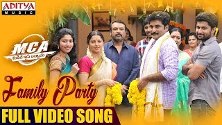 Family Party Full Video Song | MCA Full Video Songs| Nani, Sai Pallavi | DSP | Dil Raju