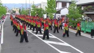 銭形よさこい2013　「岡山うらじゃ連 笑輝」