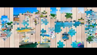 Boats in the marina - Relaxing jigsaw puzzle