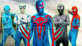 TEAM SPIDER-MAN vs BAD GUY TEAM | The Spider-Verse: SPIDER-MAN 2099 1.0 ( Live Action )
