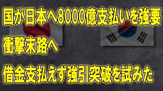 【海外の反応】韓国が日本に8000億円を強要した衝撃の結末！借金支払えず強引突破を試みた結果…。悲惨すぎる末路に！ ...   #韓国の経済