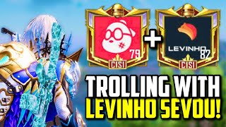 LEVINHO, SEVOU \u0026 ACE LAWRENCE TROLLING ENEMIES!! | PUBG Mobile