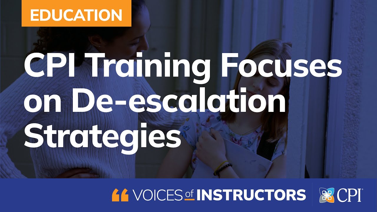 CPI Training Focuses On De-escalation Strategies - YouTube