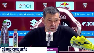 SERGIO CONCEICAO CONFERENZA STAMPA POST TORINO-MILAN:\