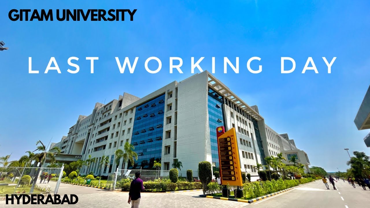 LAST DAY AT GITAM UNIVERSITY🥹 | Done With B.Tech 🎓| Hyderabad - YouTube