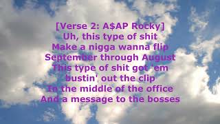 ASAP Rocky Lyrics "Everyday" (feat. Rod Stewart, Miguel, Mark Ronson)