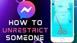 How to UNRESTRICT SOMEONE On Messenger | Remove Restriction On Messenger | @Noteartener