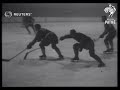 ice hockey czech team win at harringay 1947