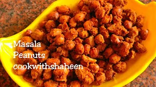 Crunchy Masala Peanuts | Spicy Masala Peanuts Recipe