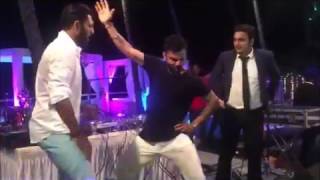 Virat Kohli doing Bhangra on Punjabi songs at Yuvis wedding Function