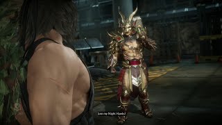 Mortal Kombat 11 Rambo Intro Dialogues vs Shao Khan - MK11 Ultimate