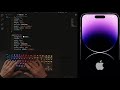 ASMR Programming - Apple Logo (IPhone) - No Talking