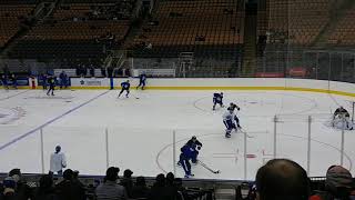 Leaf's morning skate continuous 3 on 2s