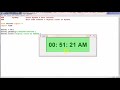 Python Digital Clock Tkinter Tutorial - Learn basics of Python GUI