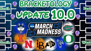 College Basketball March Madness 2024 *FINAL* Bracketology 10.0