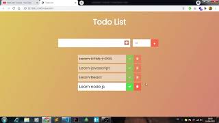 Create ToDo List using HTML & CSS & JavaScript - Local Storage Save