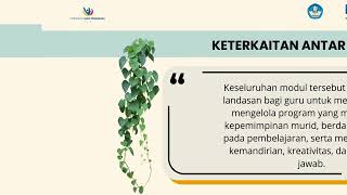 KONEKSI ANTAR MATERI MODUL 3.3 PENGELOLAAN PROGRAM YANG BERDAMPAK POSITIF BAGI MURID