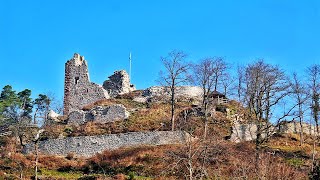 Graf Wilhelm von Fürstenberg , STÜRMTE und ZERSTÖRTE eigene Burg - Burg Schenkenburg #4k