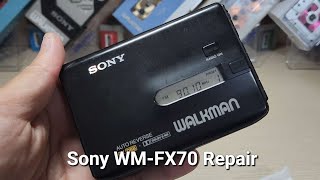 Sony WM-FX70 Repair Cassette Player Walkman