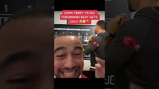 rio ferdinand vs john terry beef and it gets ugly 😱🤬🥊(he calls him racist?) #shorts