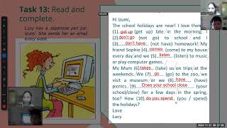 PK2410047 - 21/11/2024 - CLASS 6 - THE PRESENT SIMPLE TENSE - CONT - VIDEO 2