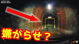 【酷道トンネル】狭小！！鬼のカーナビ案内！狭小険道と隧道でベンツ様通行困難！滋賀県道284号線杉山隧道トンネル。軽自動車同士の離合もしんどいです。多分（字幕機能推奨）