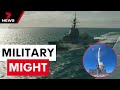 The Australian Navy flexes its new muscles in the Pacific | 7NEWS