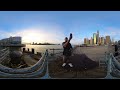 pier 16 video walking tour new york city 4k @ 360° 1885 wavertree cargo ship