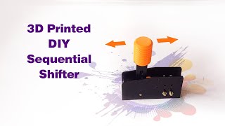 3D Printed DIY sequential shifter #3dprinting #3dprinted #simracing #racingsim #sim #diy