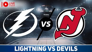 Tampa Bay Lightning vs New Jersey Devils LIVE GAME REACTION & PLAY-BY-PLAY | NHL Live stream