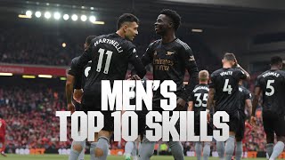 Top 10 Skills Compilation from Arsenal in 2023 ⚡️ | Martinelli, Jesus, Saka, White and more!