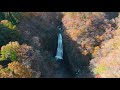 紅葉の秋保大滝 宮城県仙台市 ＜絶景ドローン空撮 4k高画質＞ japanese landscap