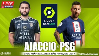 LIGUE 1 PHÁP | Ajaccio vs PSG (2h00 ngày 22/10) trực tiếp On Sports News. NHẬN ĐỊNH BÓNG ĐÁ