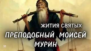 ✝️ ЖИТИЯ СВЯТЫХ. ПРЕПОДОБНЫЙ МОИСЕЙ МУРИН.