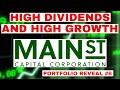 High Dividends AND High Growth: Main Street Capital - MAIN Stock | My Portfolio Reveal