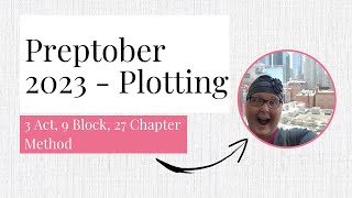 Plotting - 3 Act, 9 Block, 27 Chapter Method | #authortube #preptober