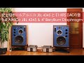 ケンリックサウンド史上初オールアルニコ4インチBe振動板JBL 4345お届け！E1-KRS DACとの共演　Full AlNiCo & 4