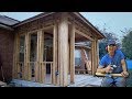 How I Framed Walls To Enclose Porch Patio, Vid #5