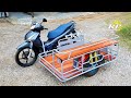 พ่วงข้างรุ่งพัฒนา ซาเล้งบ้านโป่ง พ่วงข้างล้อตุ๊กตุ๊ก tuktuk wheel tricycle sidecar