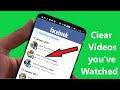 How to Clear Videos you've Watched on Facebook clear all Facebook Video Watched History