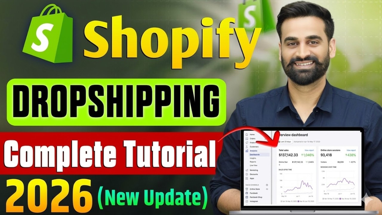 2024 Ultimate Guide Shopify Dropshipping Tutorial For Beginners