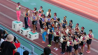 20230917 宮崎県高校新人陸上 女子4×400ｍR決勝 （HD)　宮崎商：3'54\